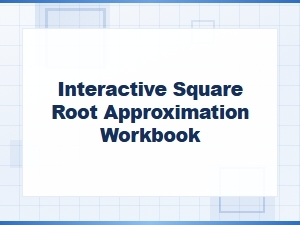 Mastering Perfect Squares with an Interactive Workbook